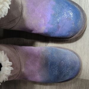 UGG Purple and Blue Ankle Boots